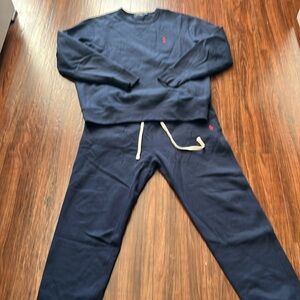 Ralph Lauren Polo Sweatsuit. Top and Bottom. Size Men Large. New condition.